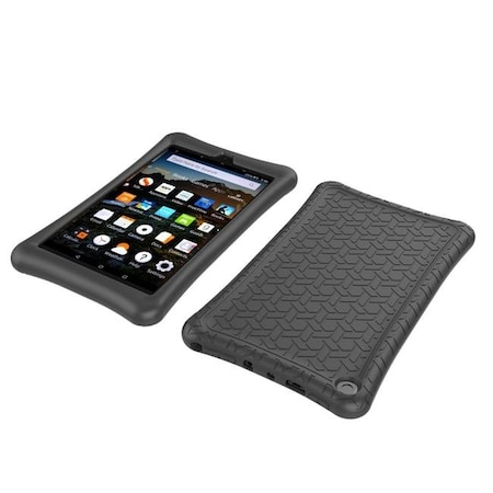 Xtrempro Xtrempro 11189 Silicone Protective Case for Amazon Fire HD 8 Rubber Tablet Cover - Black 11189